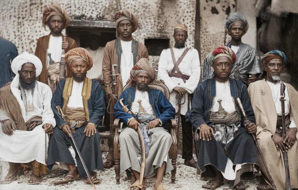 Sultans et notables comoriens
